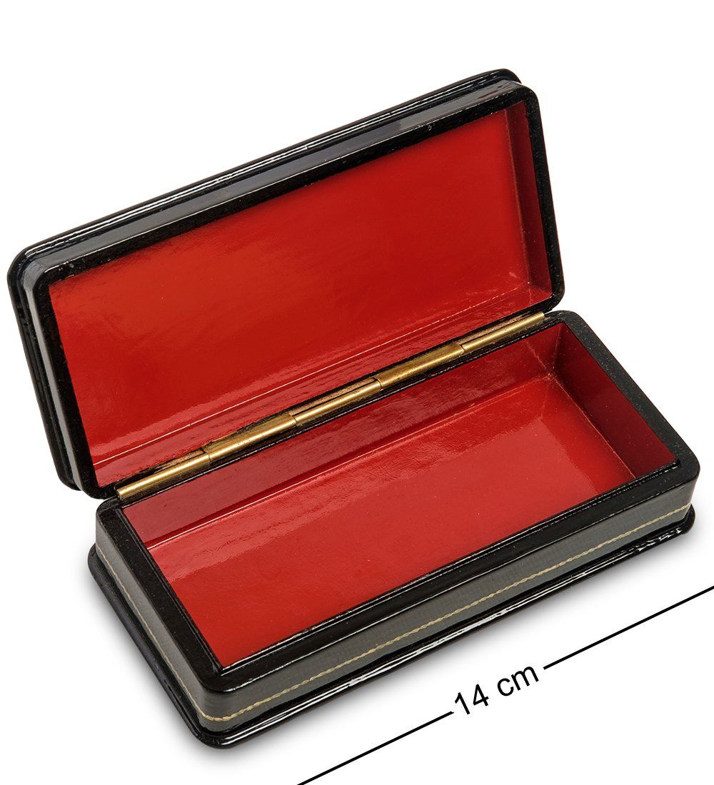 ШК-19/ 2-C Шкатулка в технике декупаж «Тройка» (14х6,5х4)