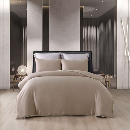 Постельное белье семейное Luxe Dream Infinity Mocco Latte T1031F