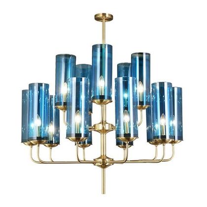 Люстра Glass Tube Chandelier 15 подвесная