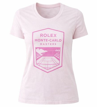 Женская теннисная футболка Monte-Carlo Rolex Masters Logo - quartz