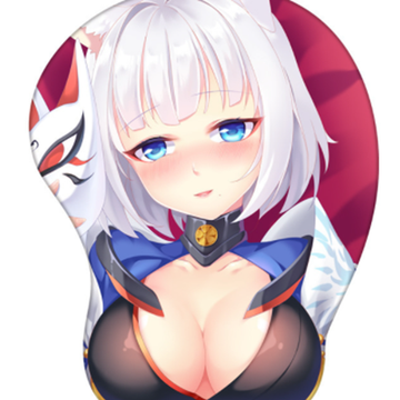 Коврик для мыши  "Azur Lane / Азур Лейн - Кага" (объемный)