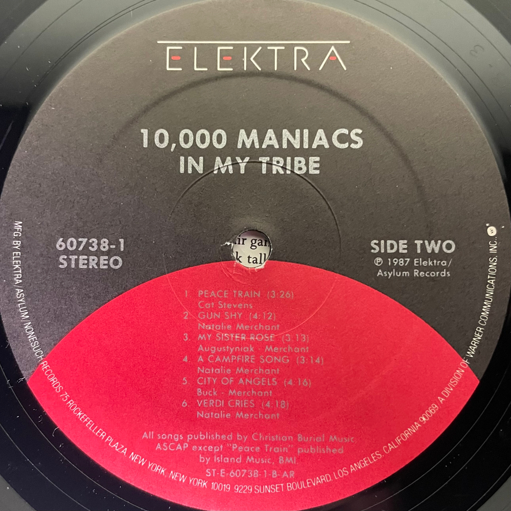10,000 Maniacs ‎– In My Tribe (США 1987г.)