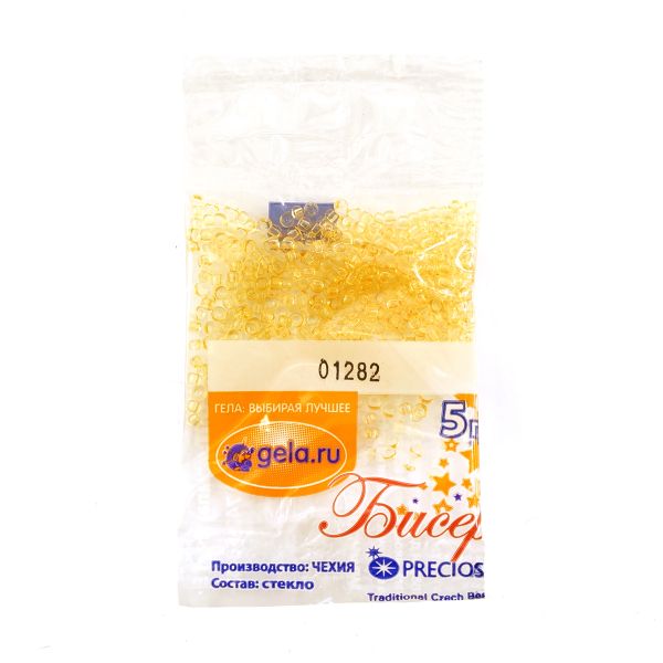 Бисер Preciosa 10/0, 50 г (10 шт по 5 г), цв.01282
