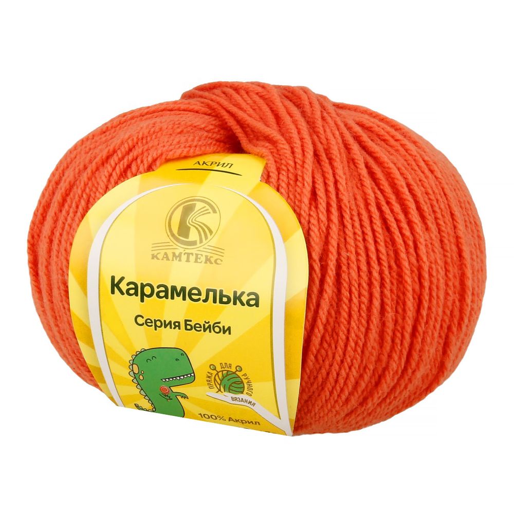 Пряжа Камтекс Карамелька / уп.10 мот. по 50 г, 175 м, цв.050 коралл Пряжа Камтекс Карамелька / уп.10 мот. по 50 г, 175 м, цв.050 коралл