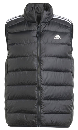 Мужская теннисная жилетка Adidas Essentials 3-Stripes Light Down - черный