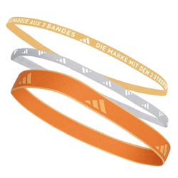 Повязка на голову Adidas Multiple Width Training 3PP - pure orange/semi ice tangerine/orbit grey/white