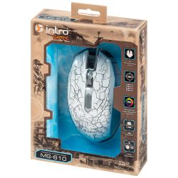 Мышь Intro MG610 игровая проводная 1200-3600dpi белая | Мыши