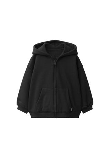 ZARA ХУДИ С МОЛНИЕЙ, ЧЕРНЫЙ