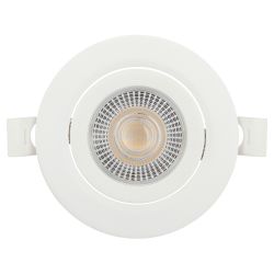 Светильник светодиодный встраиваемый ЭРА KL LED 25A-5 4K WH 5Вт 4000К круглый поворотный белый | Встраиваемые LED светильники