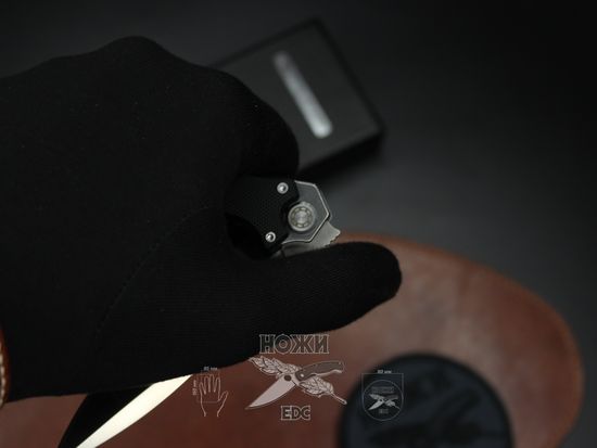 Складной нож НОКС Локи Т 346-100407 c клинком из стали D2, рукоять G10