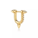 Серьги из жёлтого золота 18k с бриллиантами ,Tiffany 💎 Titan Pharrell Williams- В наличии