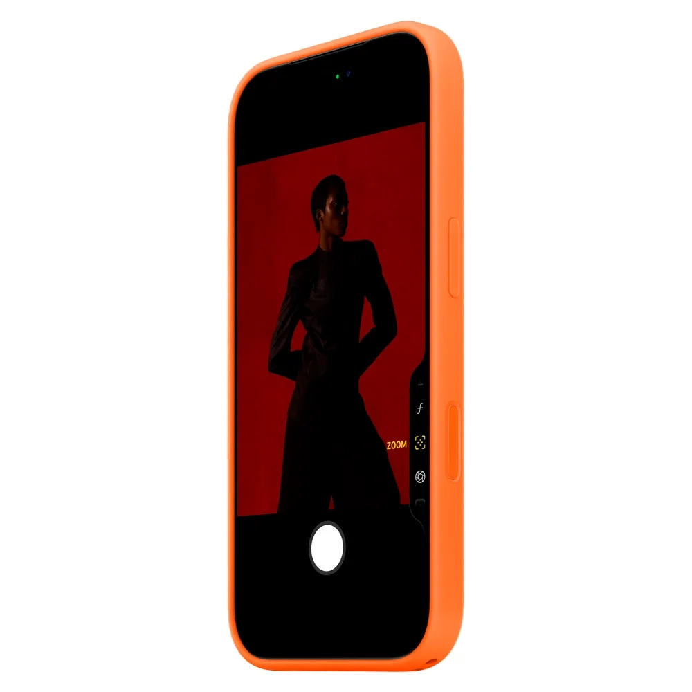 Силиконовый чехол Apple Silicone Case with MagSafe для iPhone 17 Pro, Orange