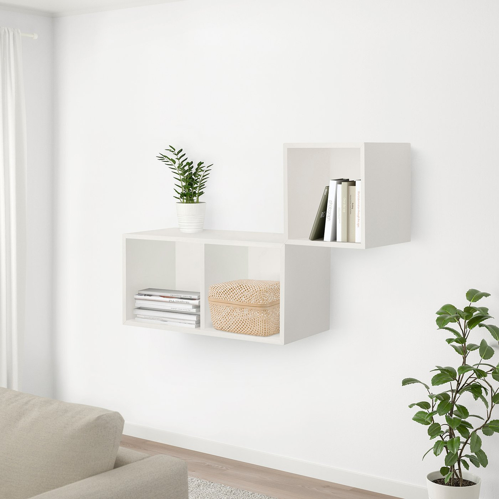 IKEA SMARRA  (ИКЕА СМАРРА)  -  Коробка с крышкой - естественный цвет 30x30x23 см