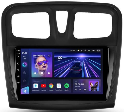 Магнитола для Renault Logan 2, Sandero 2 2014+ (рамка 9) - Teyes CC3 Android 10, Быстрая, CarPlay, SIM-слот