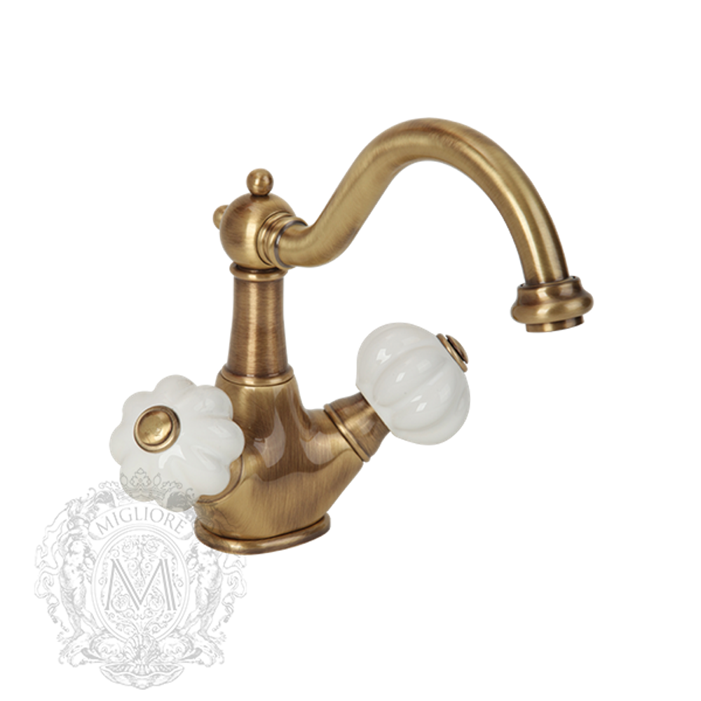 Смеситель для раковины Migliore Olivia ML.OLV-5834 бронза