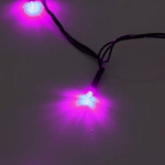 Гирлянда для дома 7,5м 80 ламп LED зелёный пров.,8 реж, IP-20, Розовый