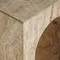 Консоль Thiennes из травертина, 80х35х35 см