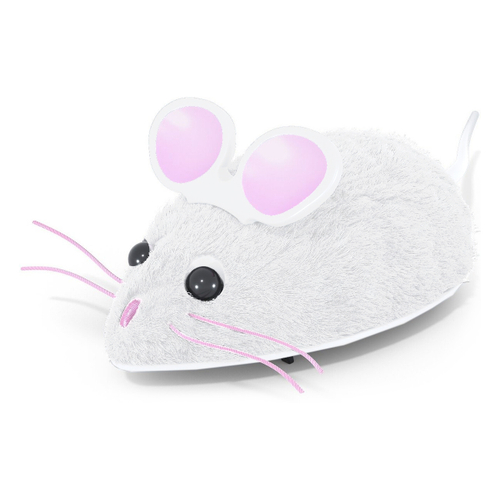 Игрушка для кошек интерактивная, микроробот "Мышка Уайт" HEXBUG