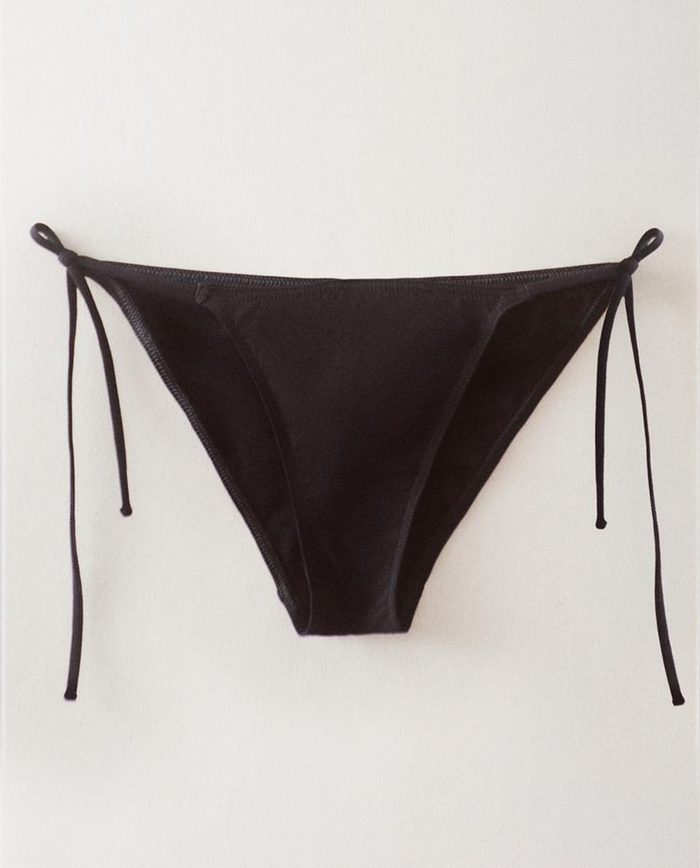 ZARA HOME ОДНОТОННЫЕ ПЛАВКИ-БИКИНИ, ЧЕРНЫЙ