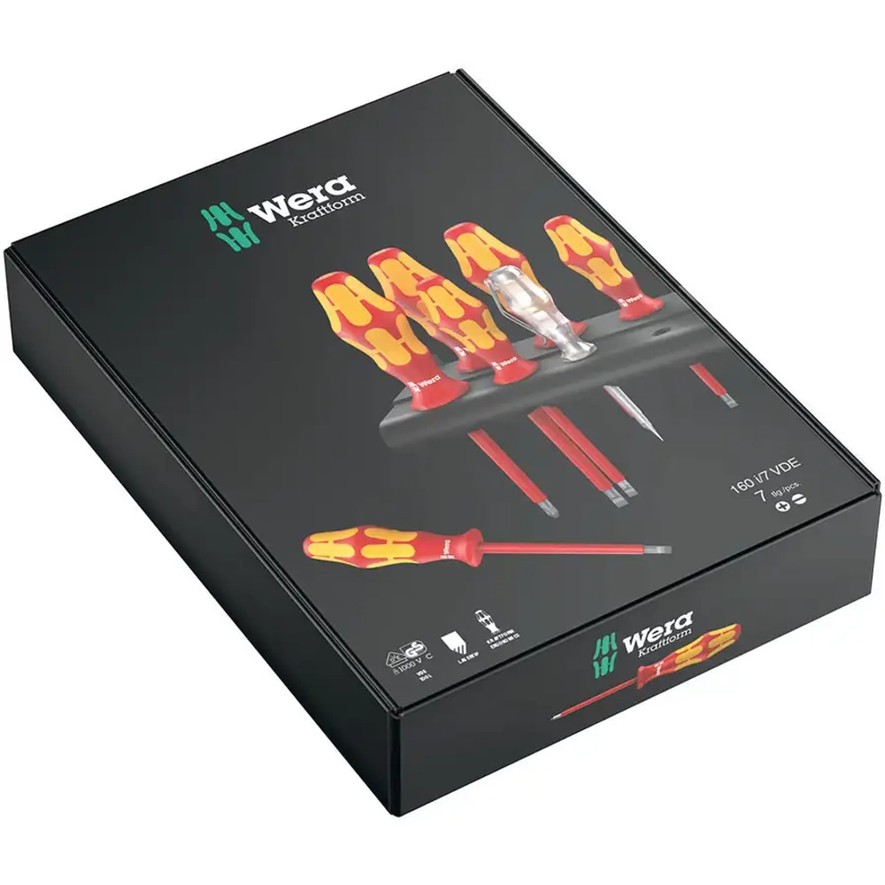 160 iS/7 Набор отвёрток Kraftform Plus Серия 100 WERA 05006480001