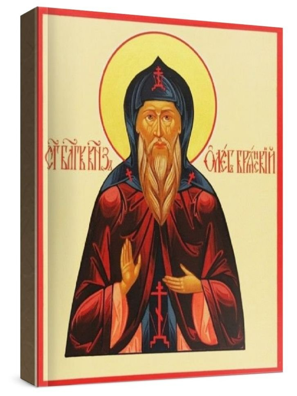 Олег Брянский (рукописная икона)
