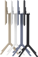 Стол пластиковый барный складной Siesta Contract Sky Folding Bar Table 60, черный