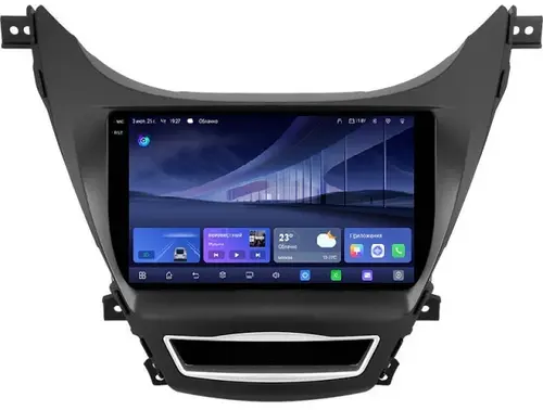Магнитола для Hyundai Elantra 5 MD 2010-2013 - Kuberg QLed+2K, Android 14, TS105, Быстрейшая, CarPlay, SIM-слот