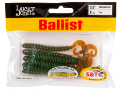 Твистеры съедобные LJ Pro Series BALLIST 3.3in (8,4 см), цв. PA16, 8 шт.