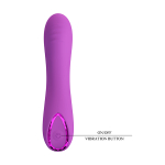 Сиреневый мини-вибратор 12,7см для точки G Pretty Love DJ Dick BW-500076