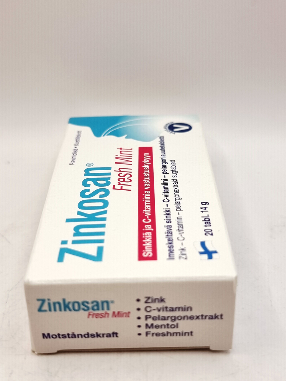 Цинк Zinkosan Fresh Mint Hankintatukku Oy 20 таб. (из Финляндии)
