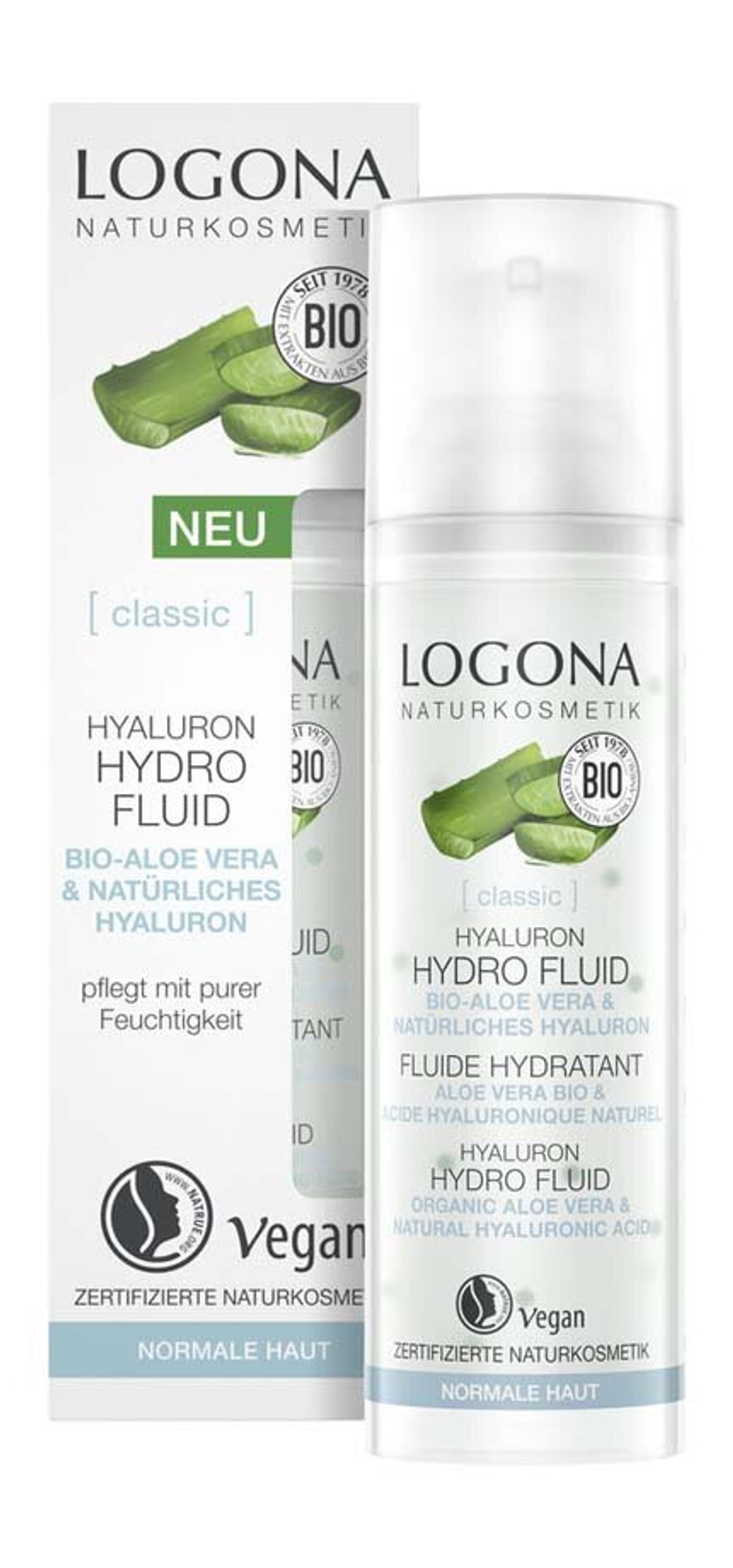 Hyaluronic Hydro Fluid Logona, 30 мл