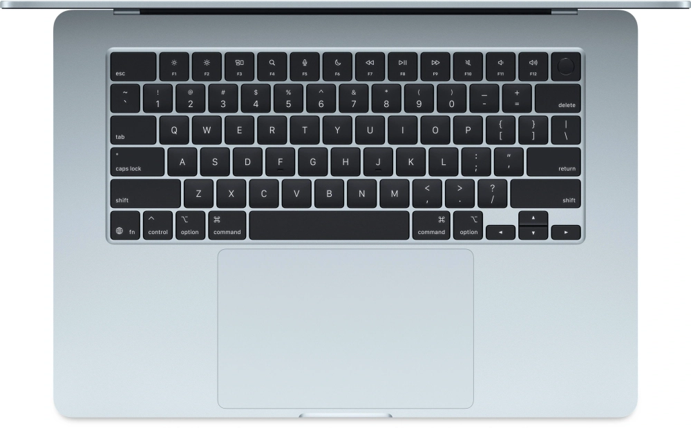 Ноутбук Apple MacBook Air A3241 M4 10 core 16Gb SSD256Gb/10 core GPU 15.3" Liquid Retina (2880x1864) macOS lt.blue WiFi BT Cam (MC7A4HN/A)