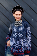 Blouse "Cloudberry. Evening"