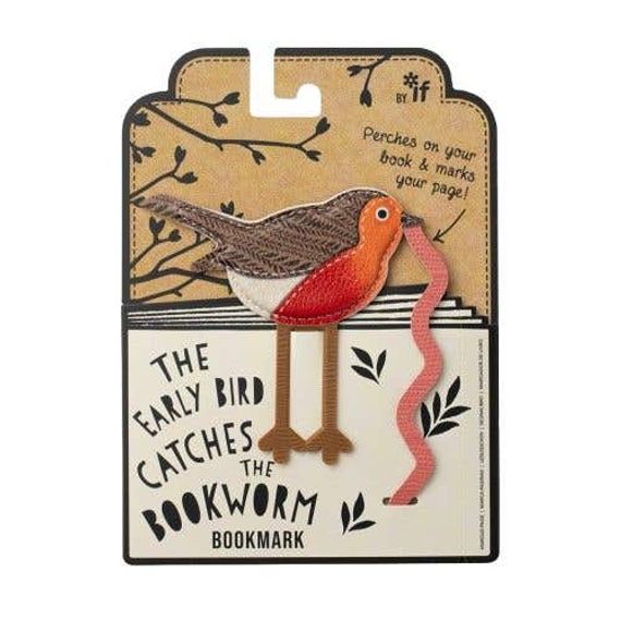 Əlfəcin \ Закладки \ Bookmark The Early Bird Bookmark - Robin