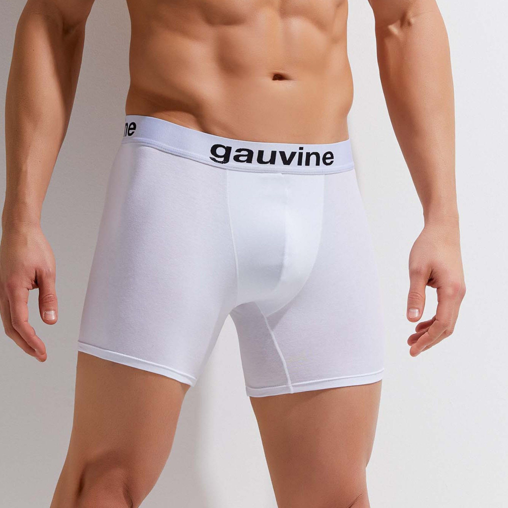 Хлопковые мужские трусы-боксеры Cotton Classic Boxer (Размер: XXL) (Цвет: темно-серый)