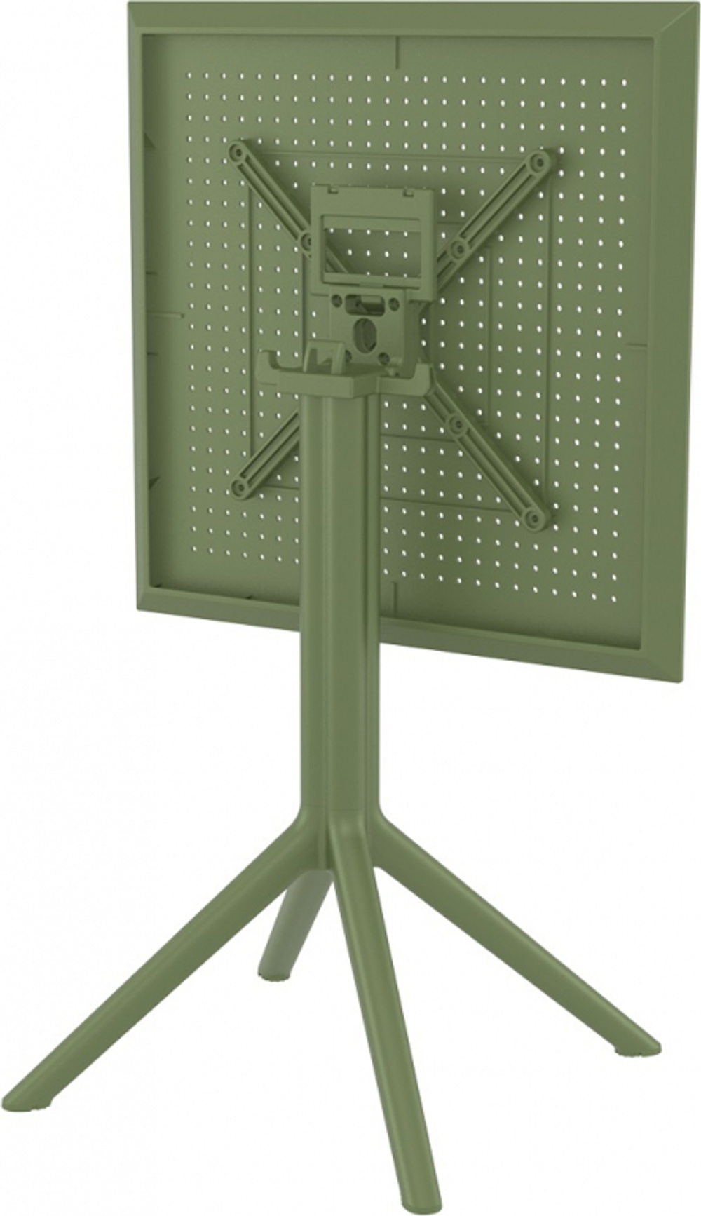 Стол пластиковый складной Siesta Contract Sky Folding Table 60, оливковый