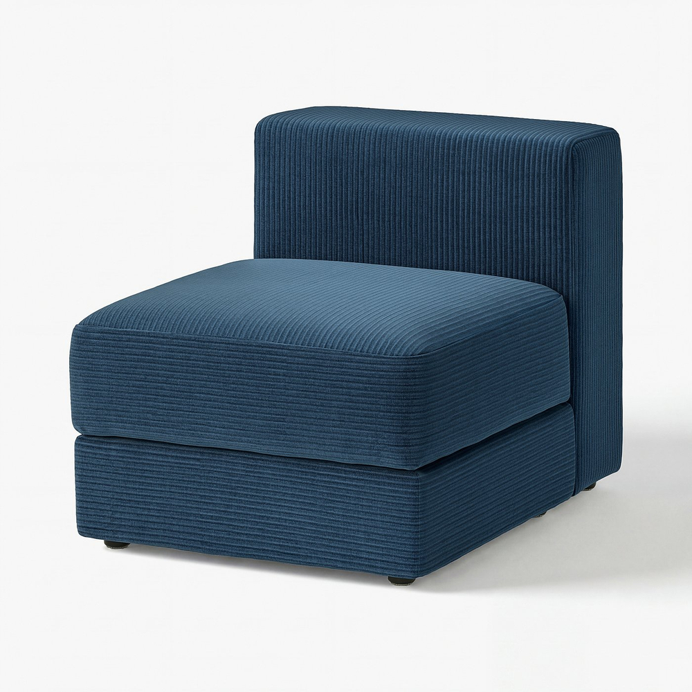 IKEA JÄTTEBO  (ИКЕА ЙЭТТЕБО)  -  Чехол на модуль 1-местный с ящиком для хранения - Самсала тёмно-синий