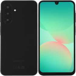 Смартфон Samsung SM-A266B Galaxy A26 5G 256Gb 8Gb черный моноблок 3G 4G 2Sim 6.7" 1080x2340 Android 15 50Mpix 802.11 a/b/g/n/ac NFC GPS GSM900/1800 GSM1900 Protect microSD max2048Gb