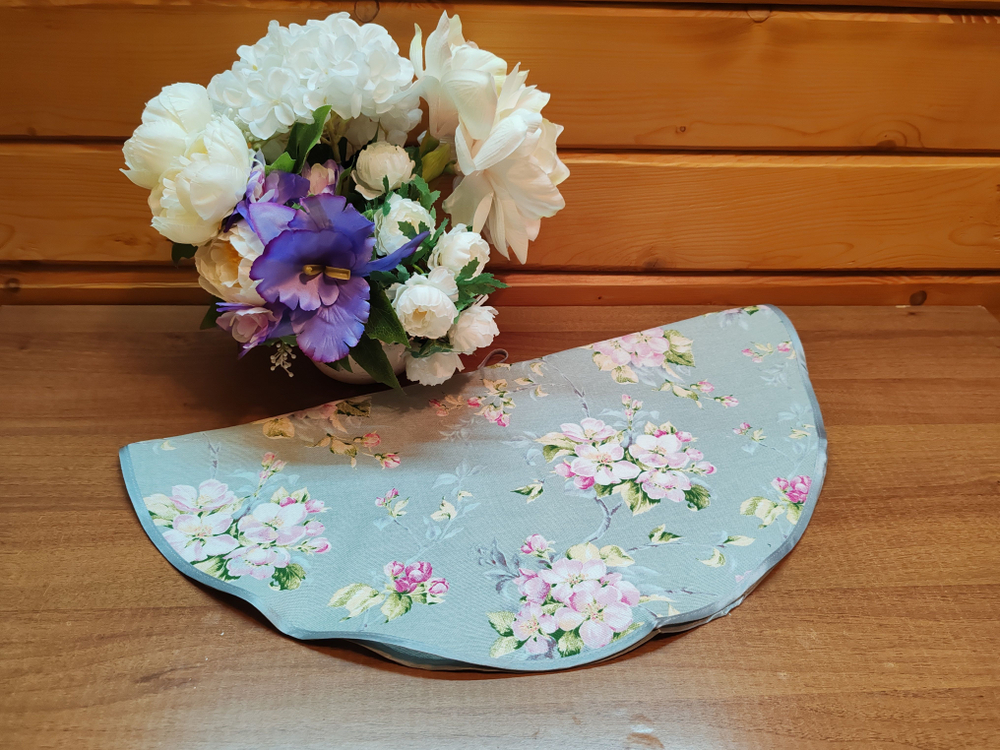 Полотенце кухонное, круглое, 2 шт, вафельное полотно