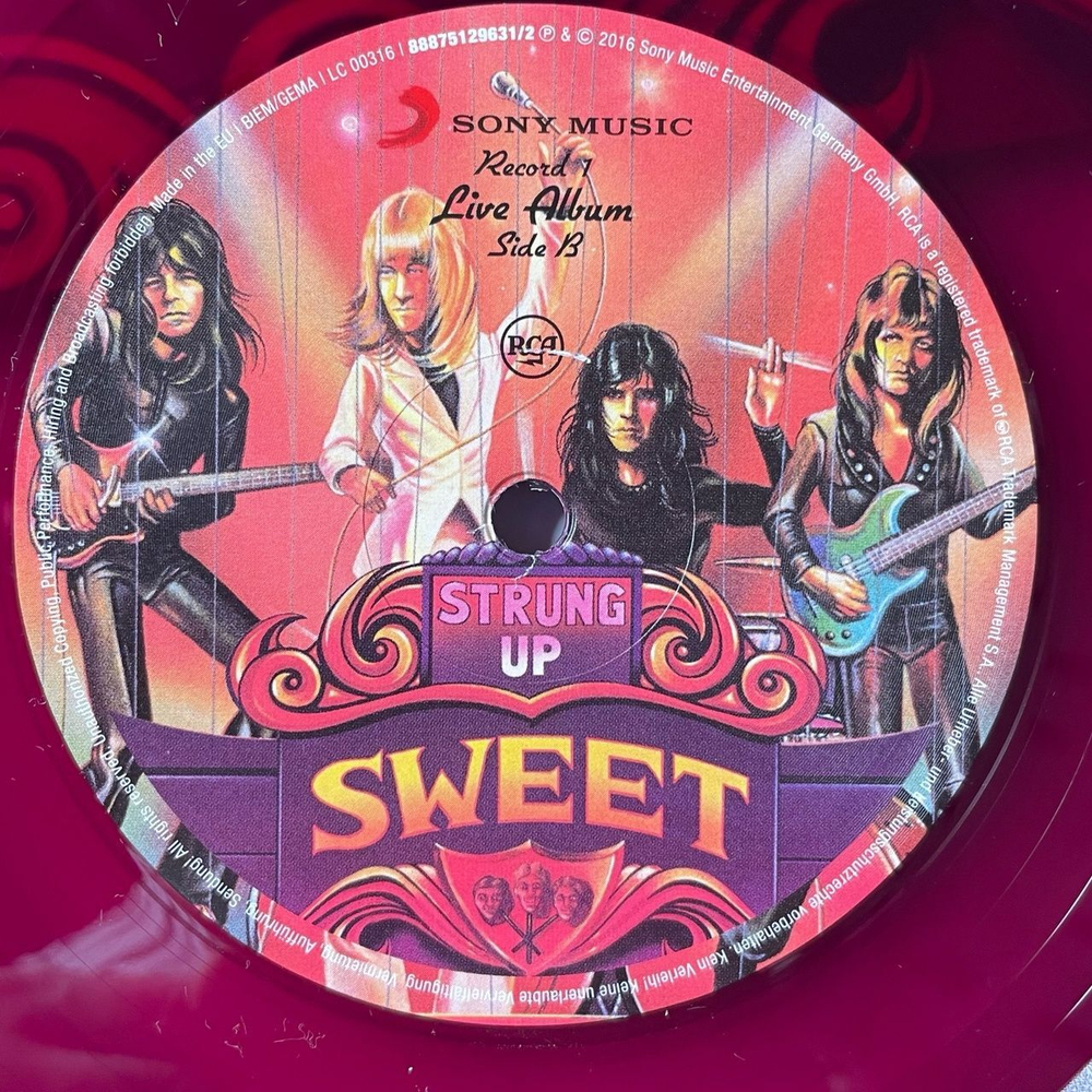 Винтажная виниловая пластинка LP Sweet Strung Up (Germany 2016) (Purple Vinyl) Fox On The Run
