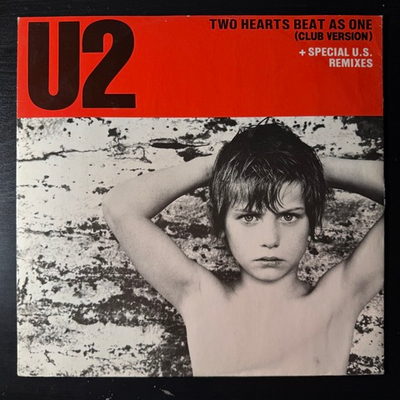 U2 ‎– Two Hearts Beat As One (Англия 1983г.) 12", 45 RPM