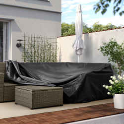 IKEA TOSTERÖ  (ИКЕА ТОСТЕРЁ)  -  Чехол для садовой мебели - диван/чёрный 220x220 см