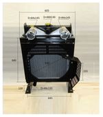 Радиатор охлаждения Ricardo R4105ZLDS1; TDK 66 4LT (с интеркулером)/Radiator