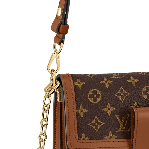 Сумка Louis Vuitton Dauphine коричневый