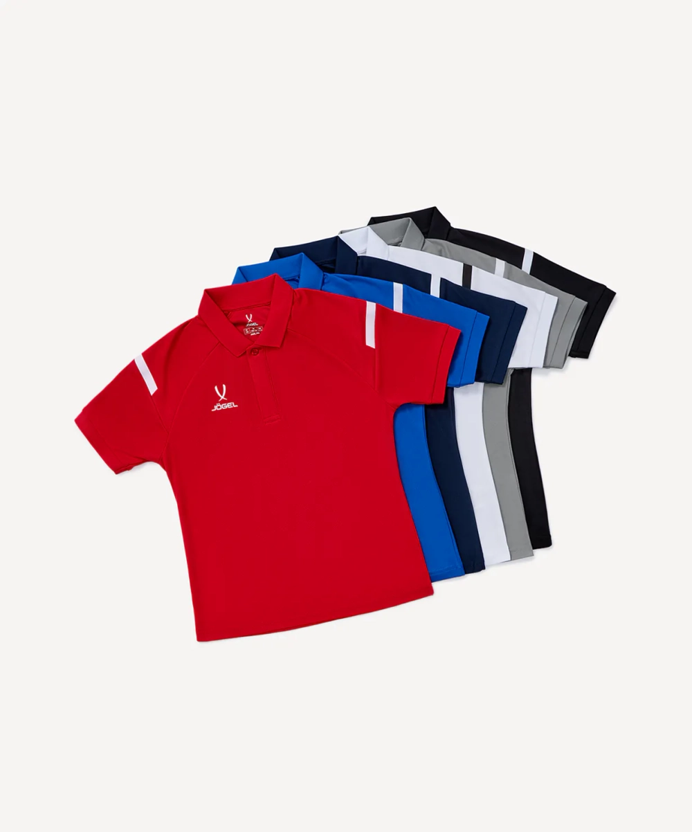 Поло CAMP 2 Poly Polo, серый, детский