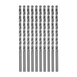 Сверло по металлу, 5 х 132 мм, полированное, удл, HSS, 10 шт, цилиндрический хвостовик Matrix — фото 1