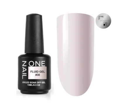 OneNail & Grape Professional Fluid Gel #30 - Гель жидкий, холодный, 15мл