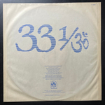 George Harrison ‎– Thirty Three & 1/3 (Япония 1976г.)