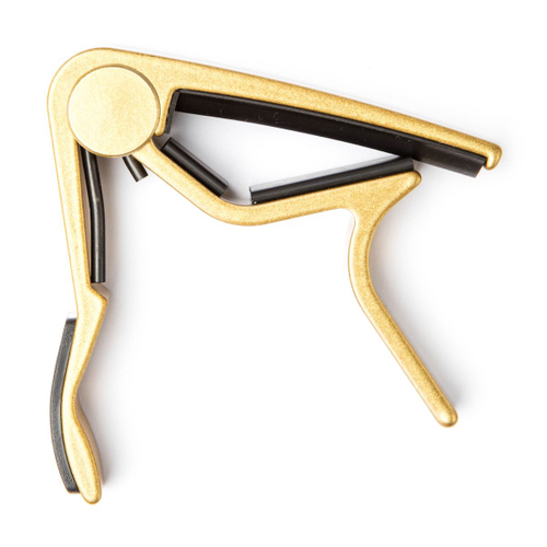Dunlop 83CG Trigger Curved Gold каподастр "прищепка" для гитары с закругленным грифом, золотой