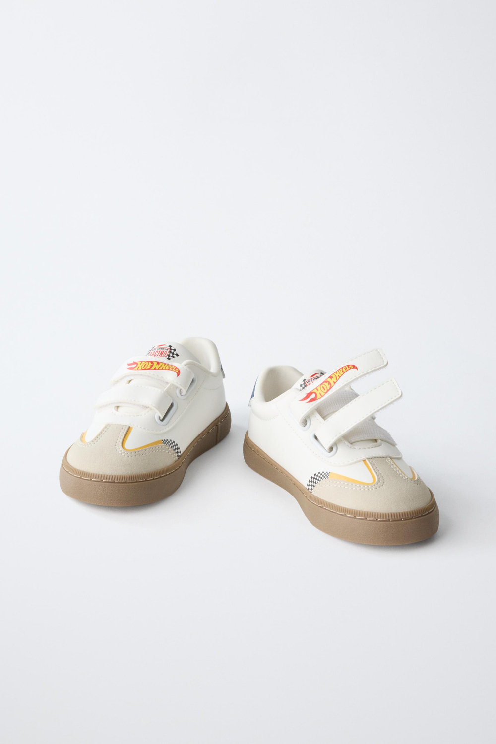 ZARA КРОССОВКИ HOT WHEELS©, БЕЛЫЙ